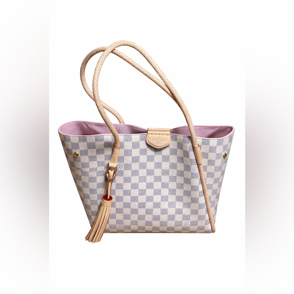 💯 Authentic Louis Vuitton Propriano Tote Damier Azur Like New